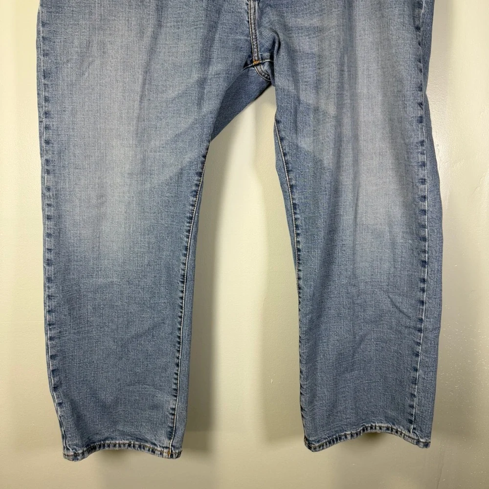 Polo Ralph Lauren Med Blue Hampton Relaxed Straight Men's Jeans‎ 46x30